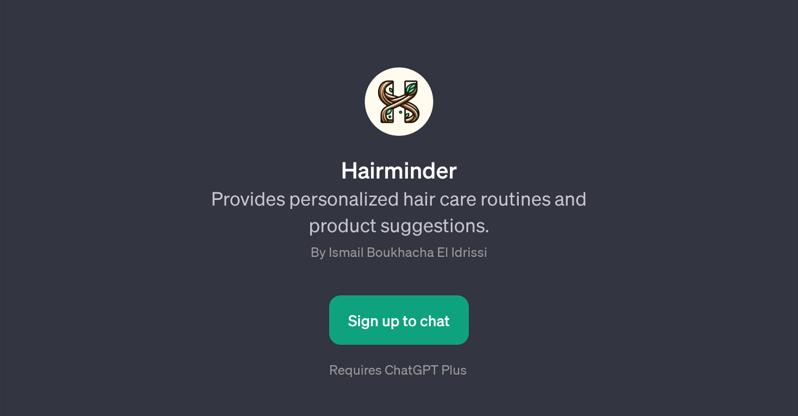 Hairminder website
