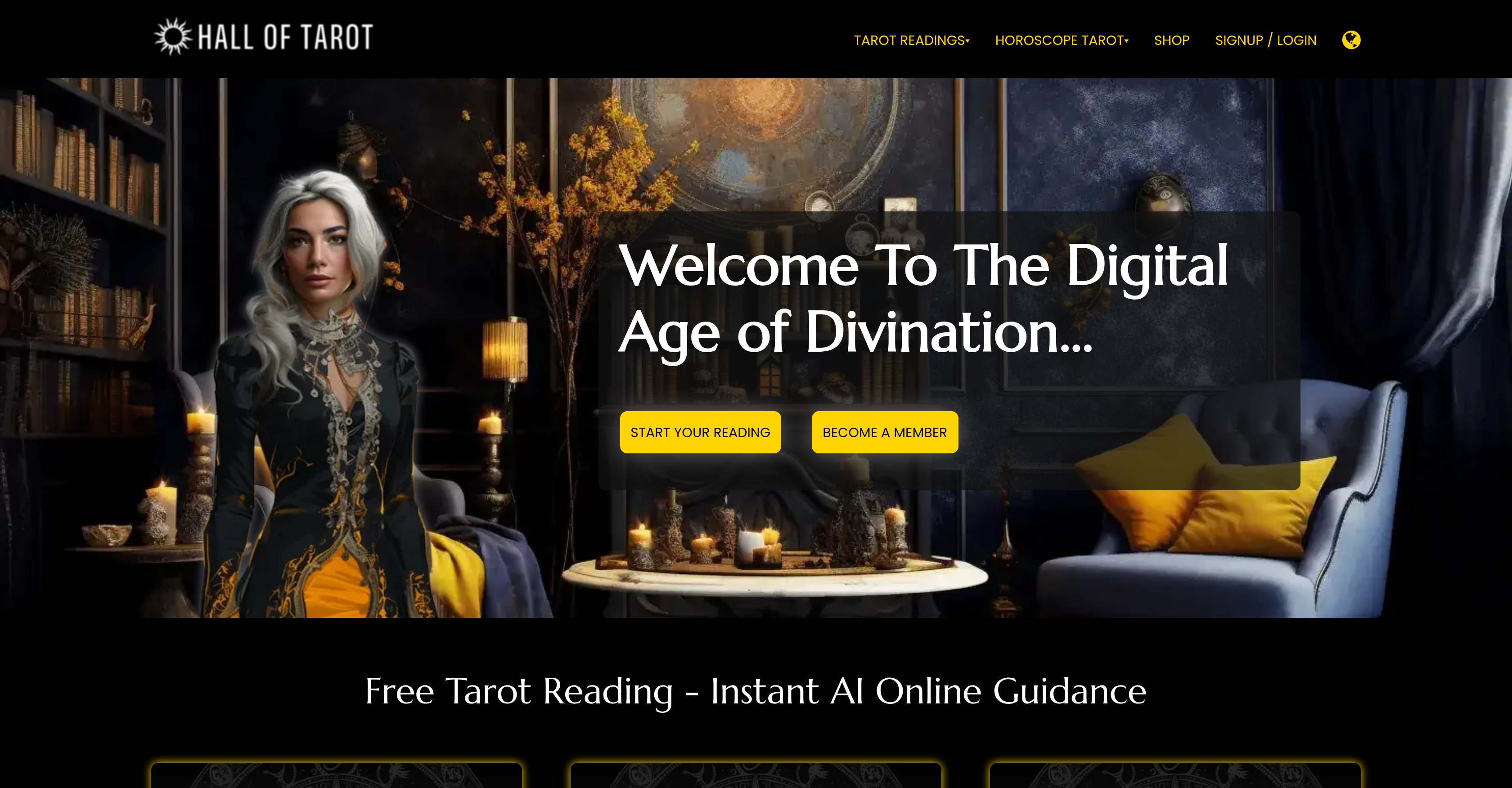 Hall of Tarot logo