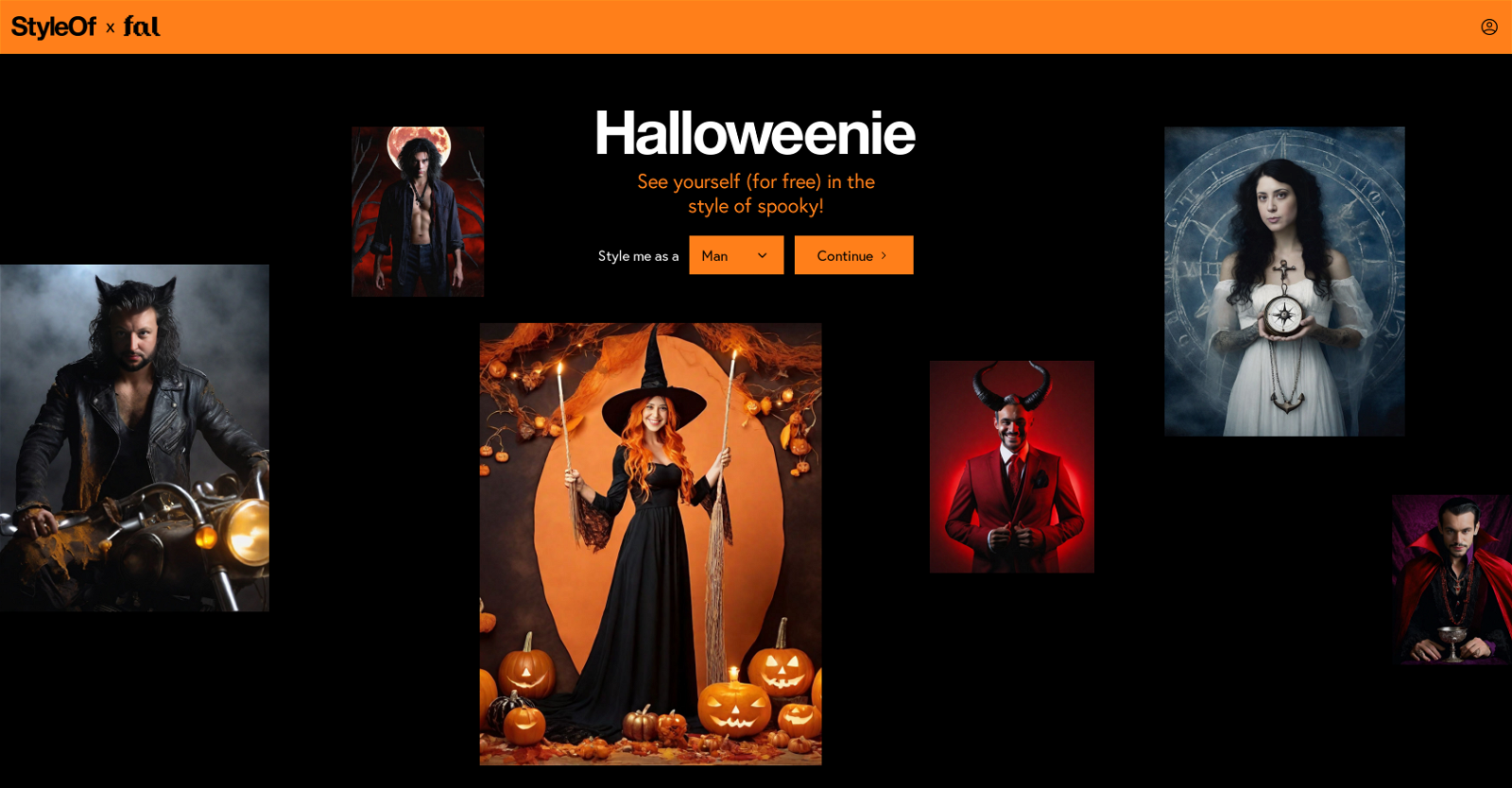 Halloweenie by StyleOf website