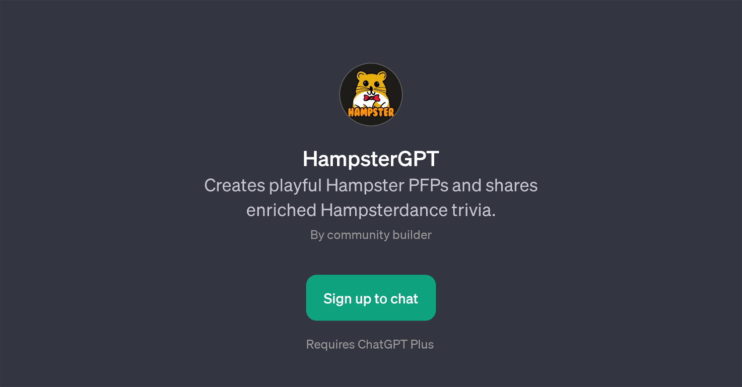 HampsterGPT website