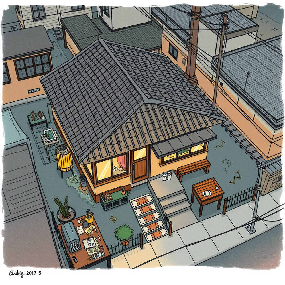 hand-drawn sketch in color sketchnote style. Vintage woodcut aesthetic generator website