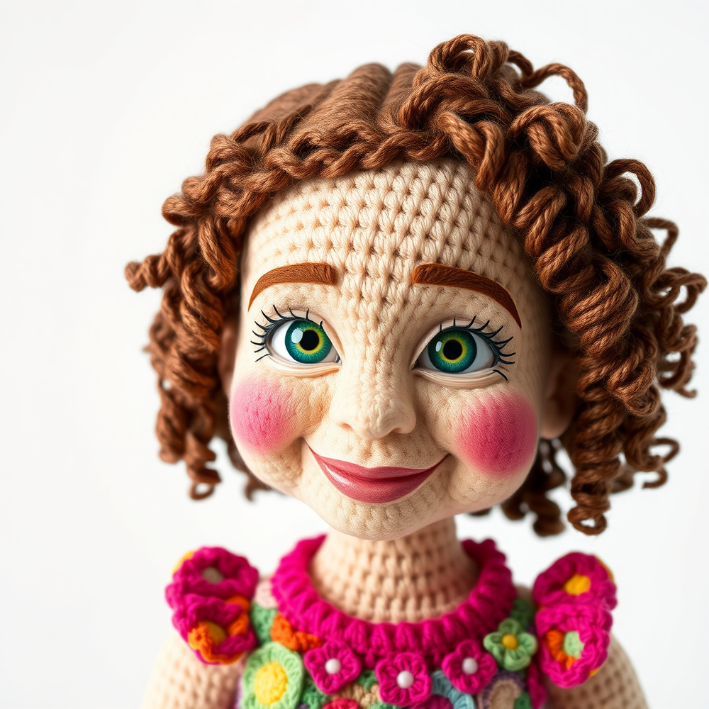 Handcrafted Essence: Vibrant Crochet Art" website