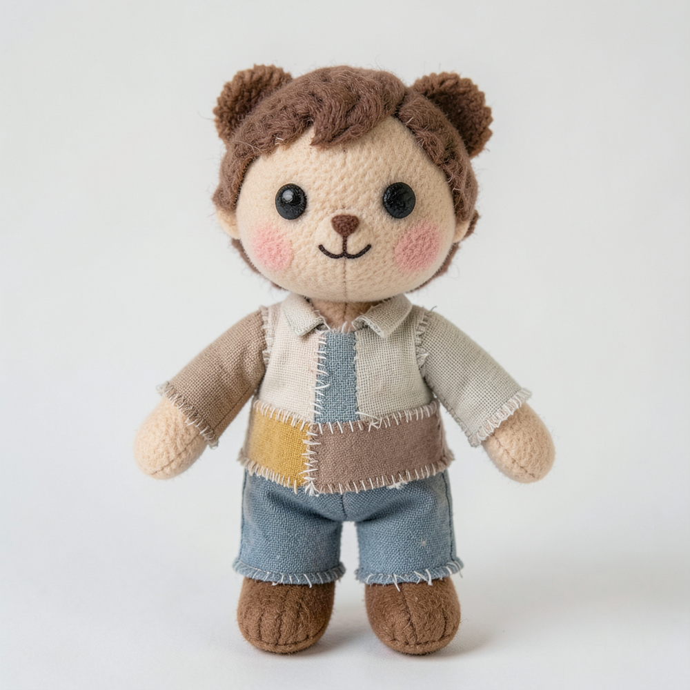 Handmade Patchwork Amigurumi Portrait website