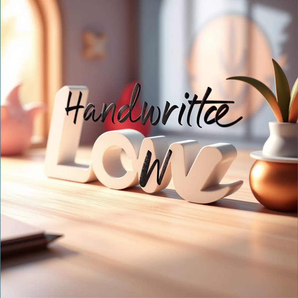 Handwritten  3d Generator website