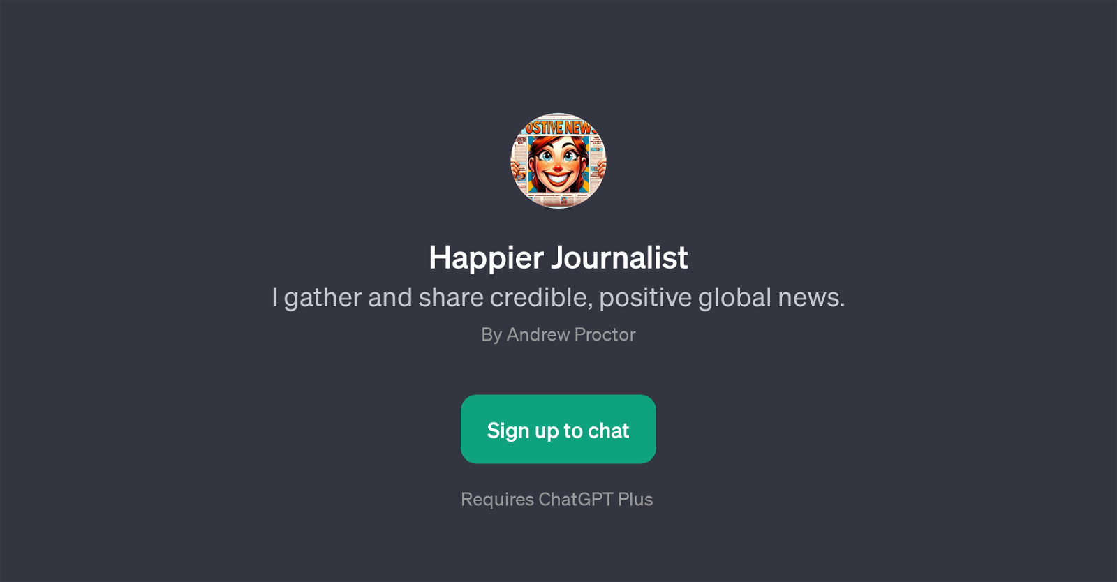 Happier Journalist website