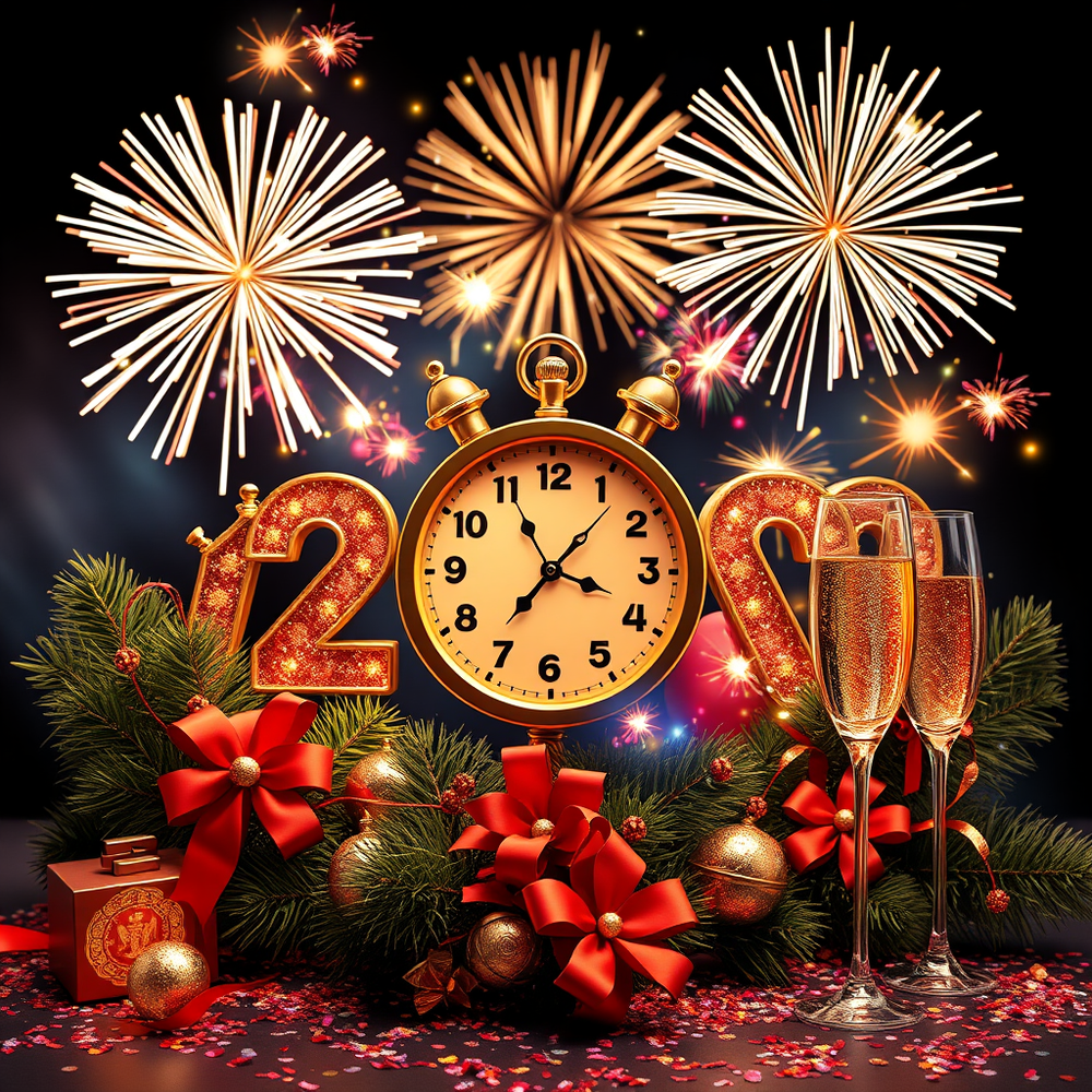 happy new year image create ai website
