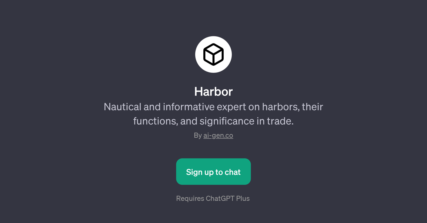 Harbor website