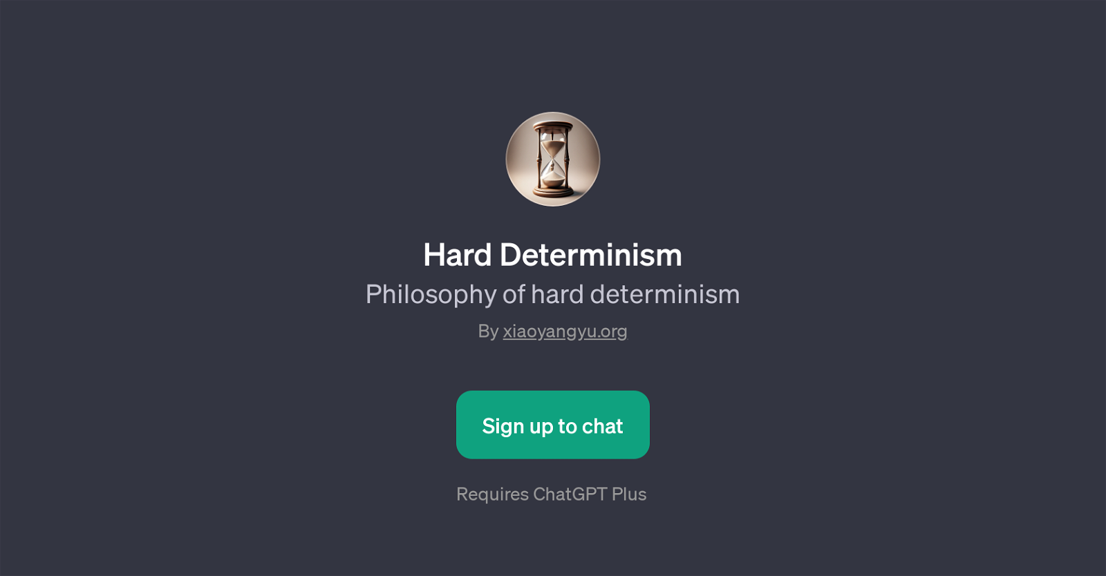Hard Determinism website