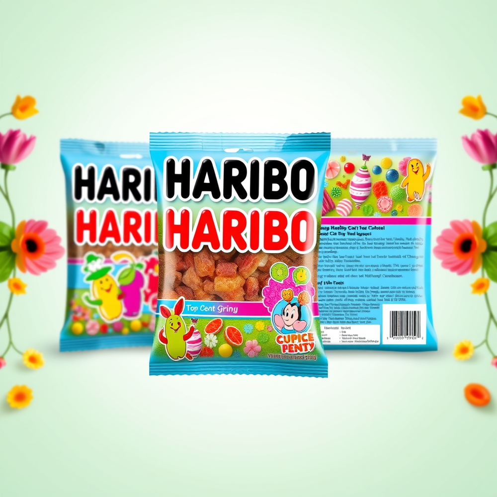 Haribo Spring product and packaging design website