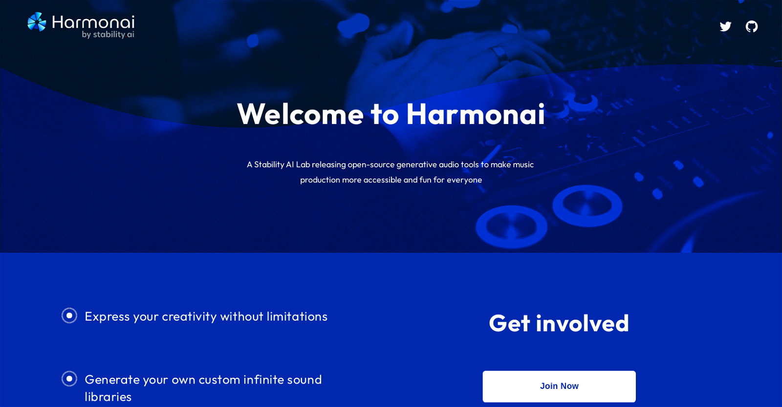Harmonai website