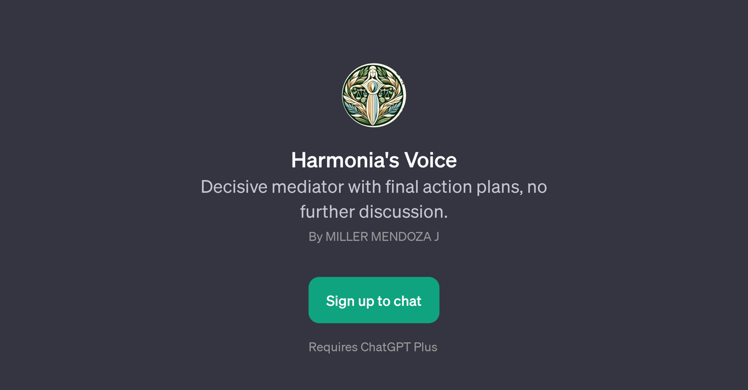 Harmonia's Voice website