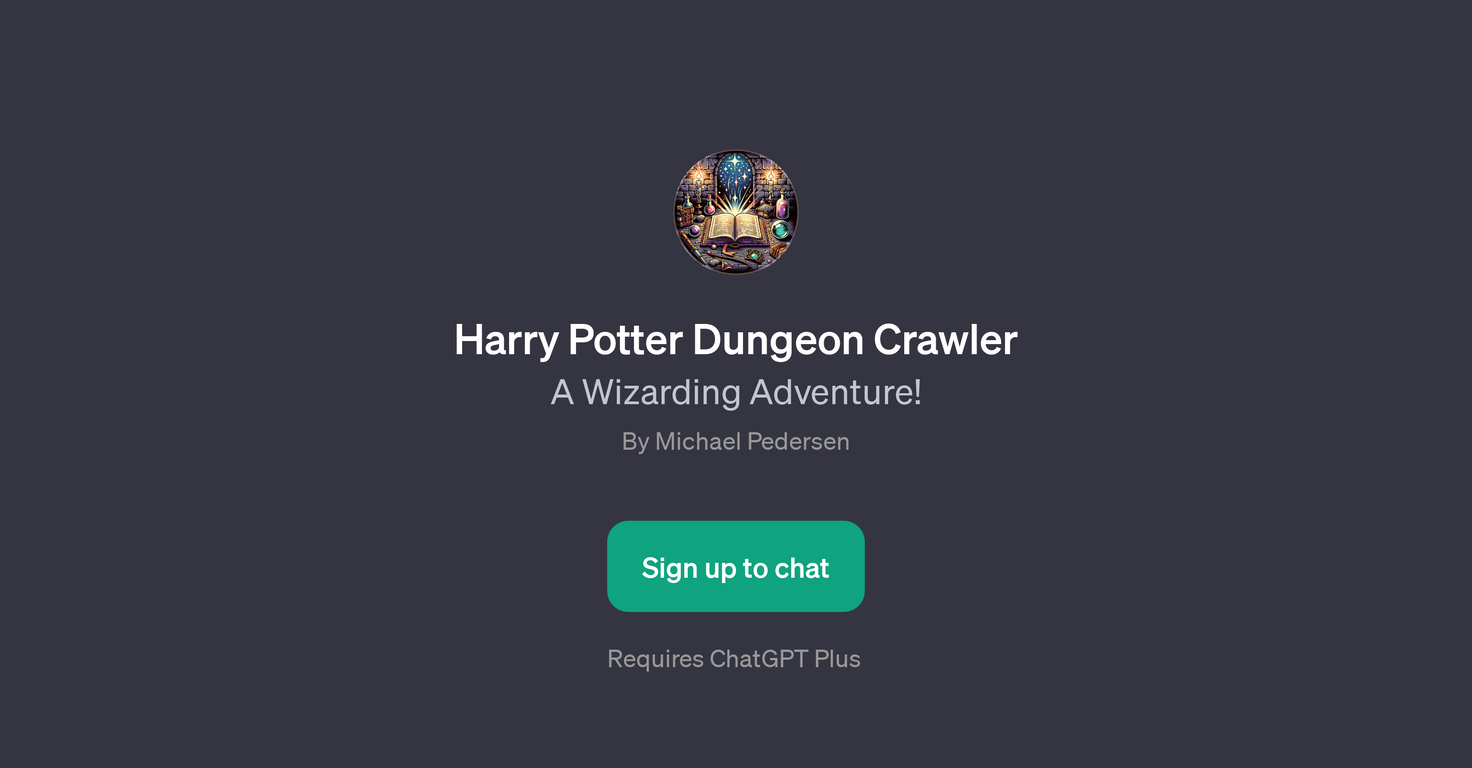 Harry Potter Dungeon Crawler website