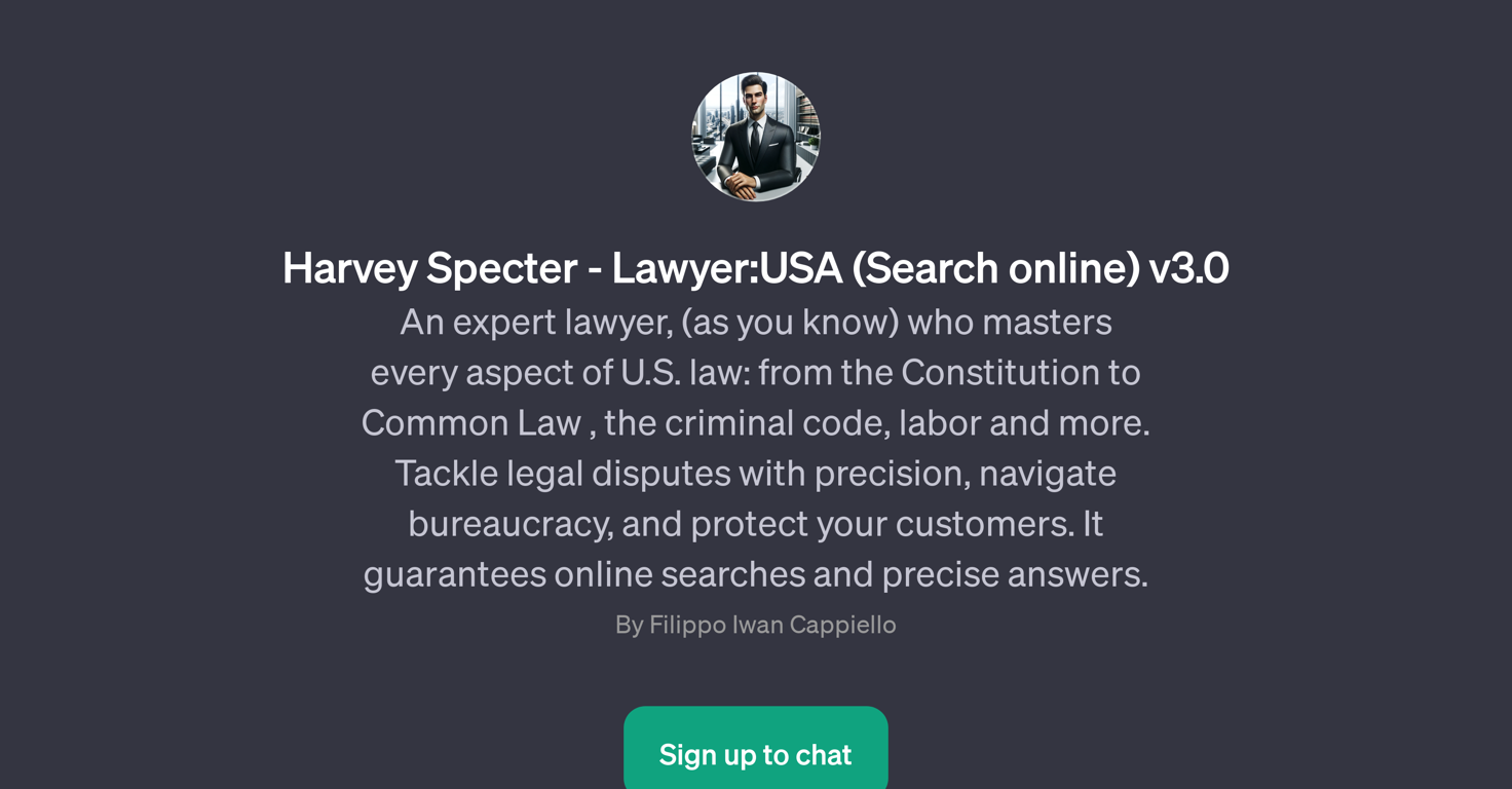 Harvey Specter - Lawyer:USA (Search online) v3.0 website
