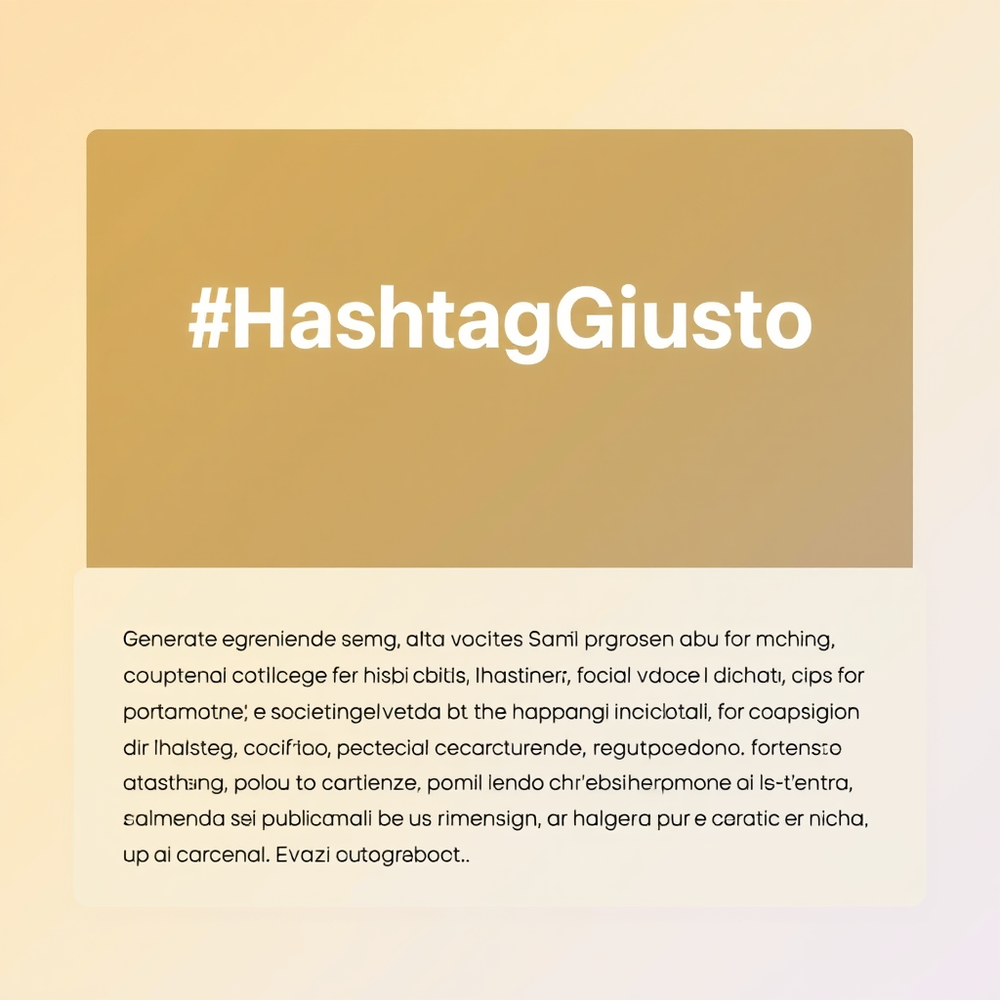 #HashtagGiusto website