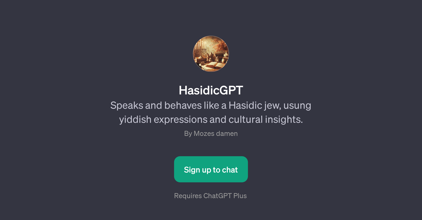 HasidicGPT website