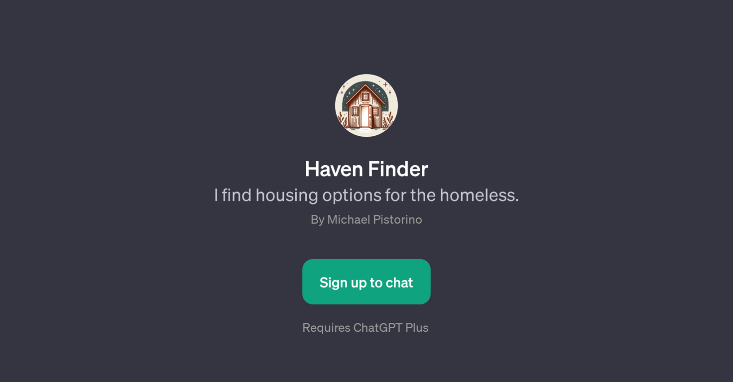 Haven Finder website