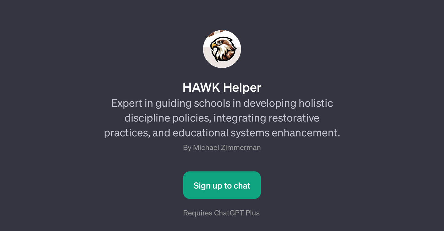 HAWK Helper website