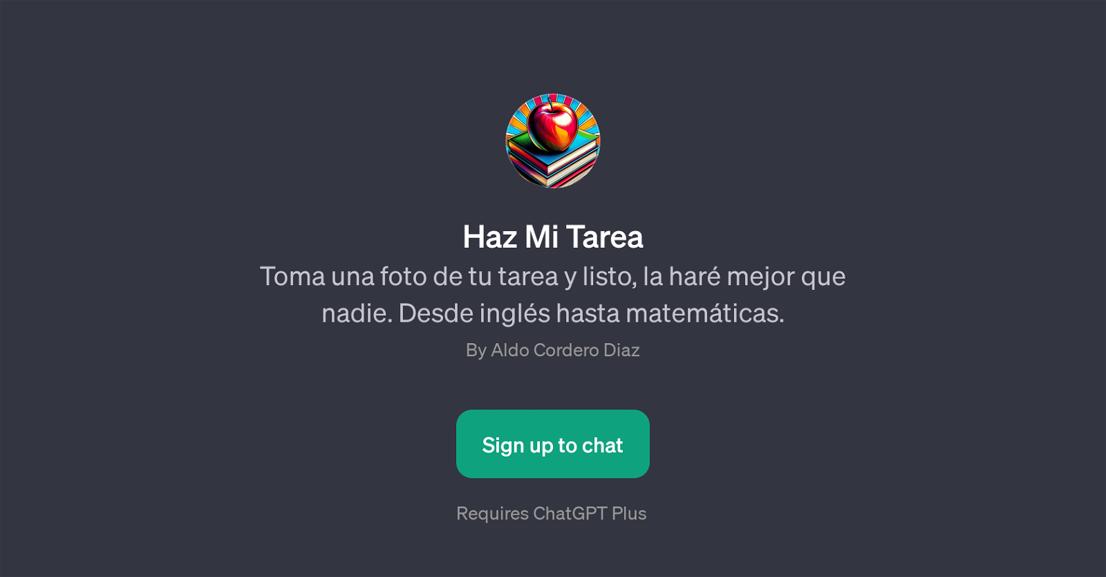 Haz Mi Tarea website