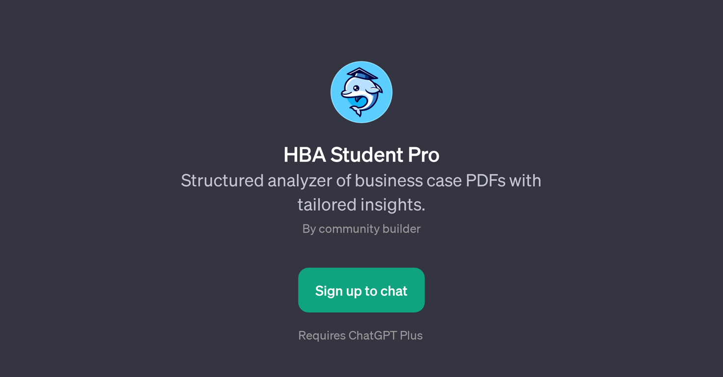 HBA Student Pro website