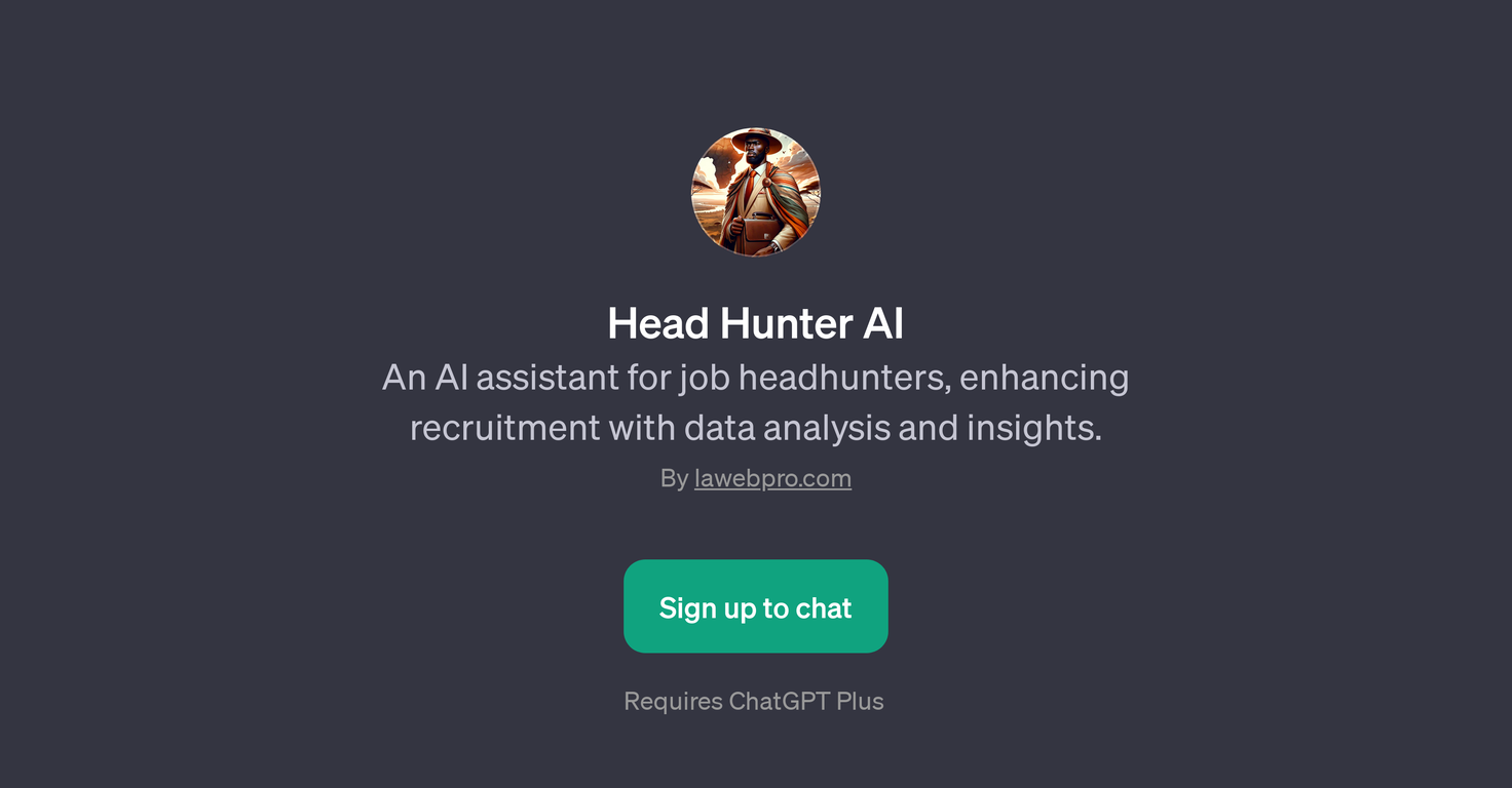 Head Hunter AI website