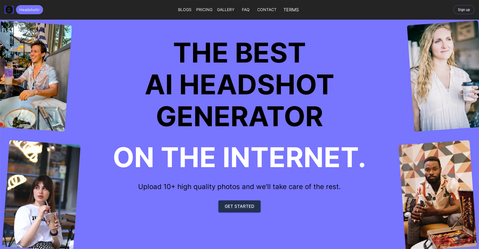 Headshottr website