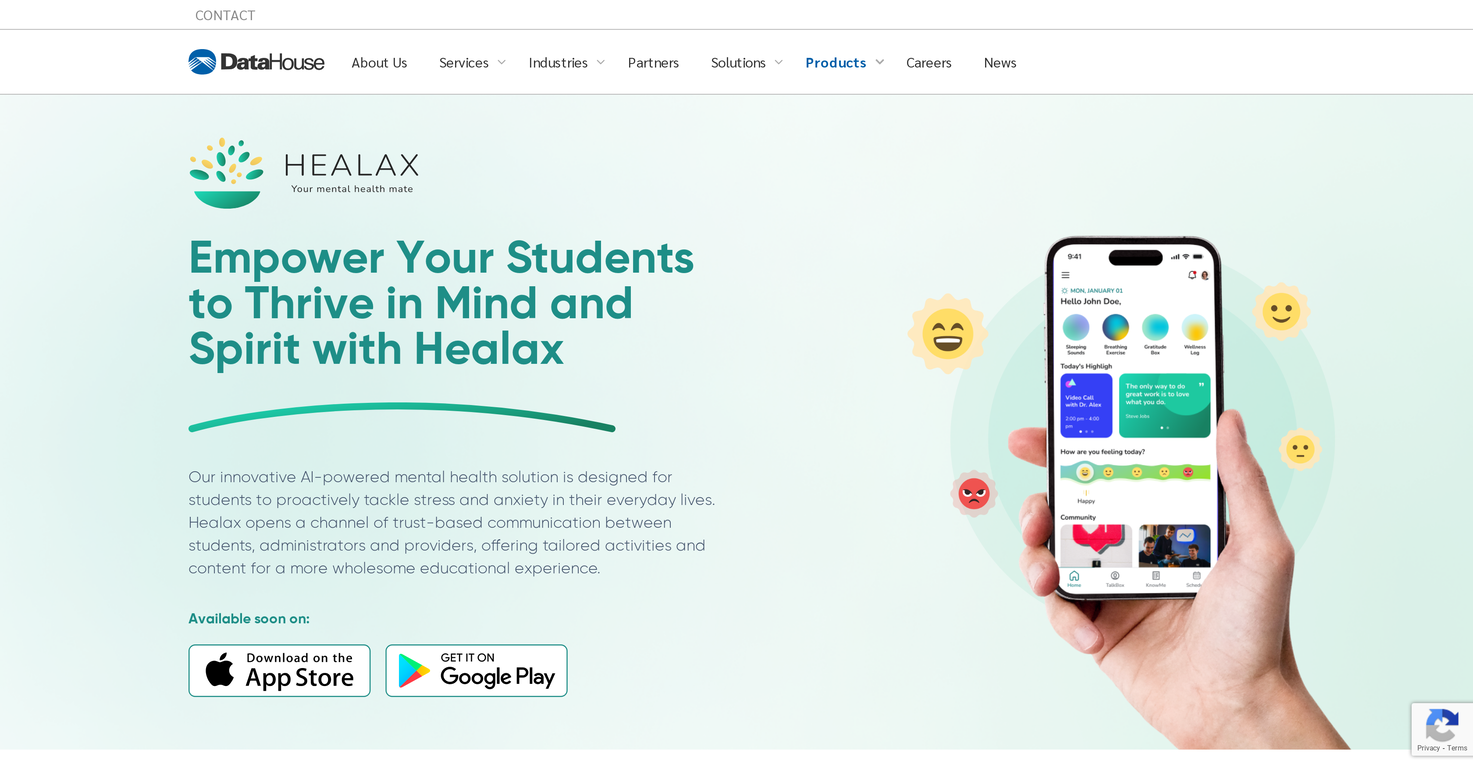 Healax website