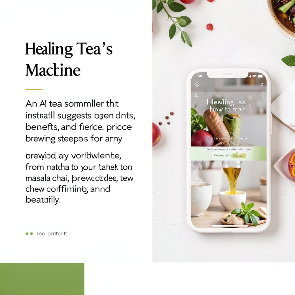 Healing Tea's Machine website