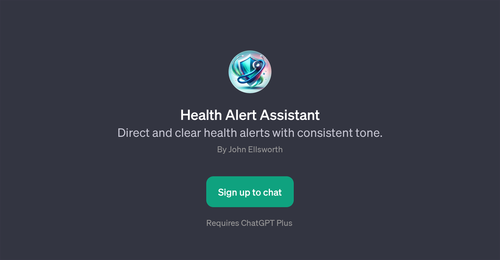 Health Alert Assistant website