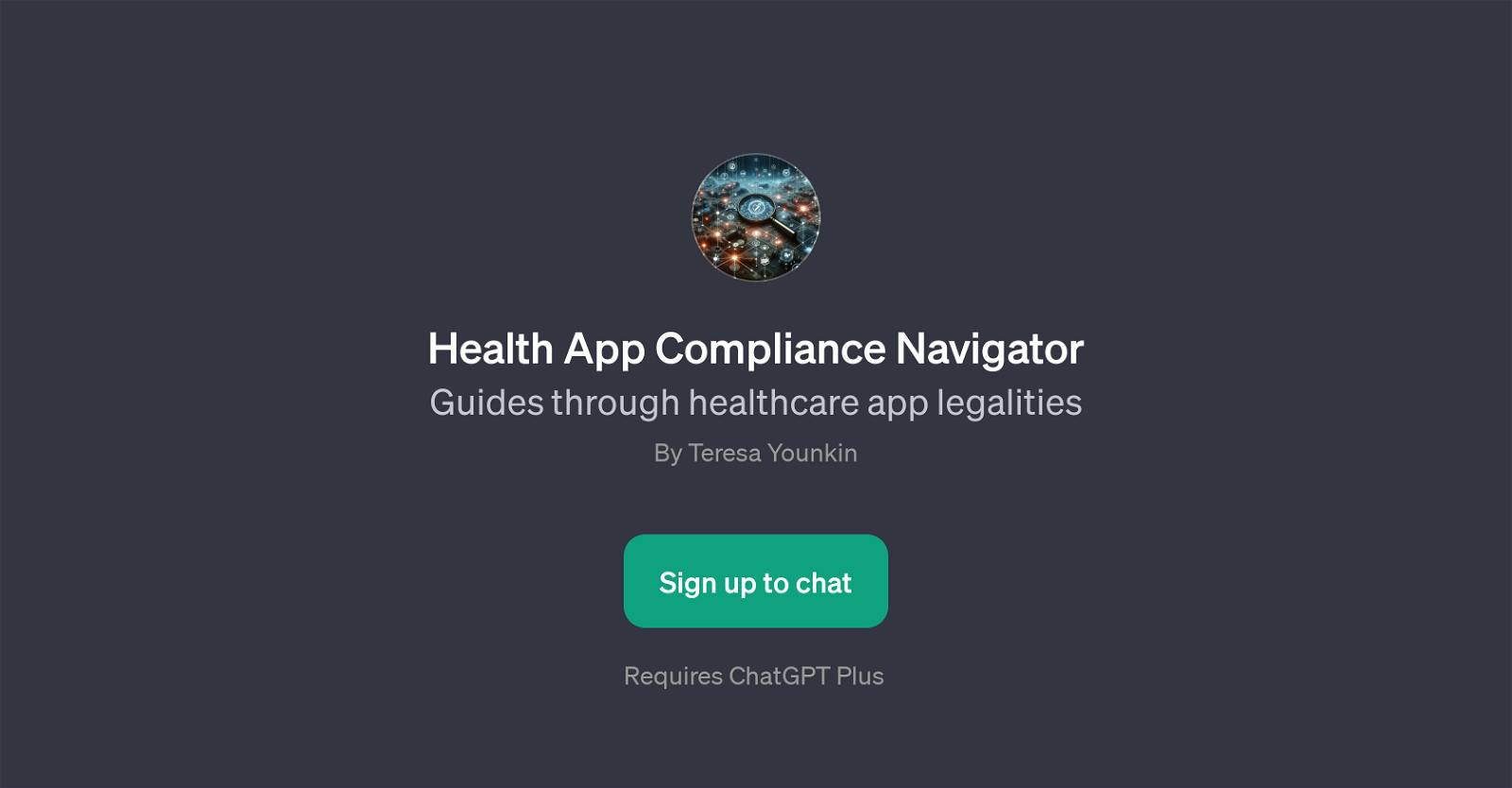 Health App Compliance Navigator website