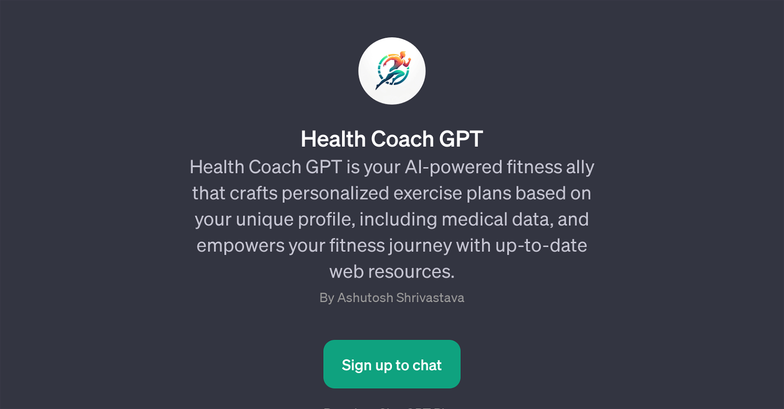 Health Coach GPT website