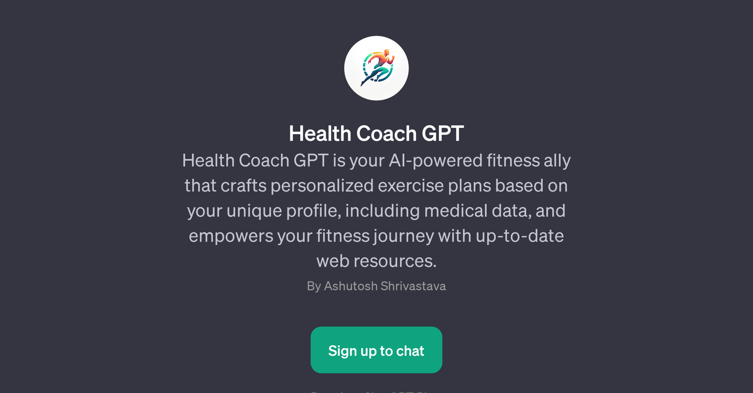Health Coach GPT website