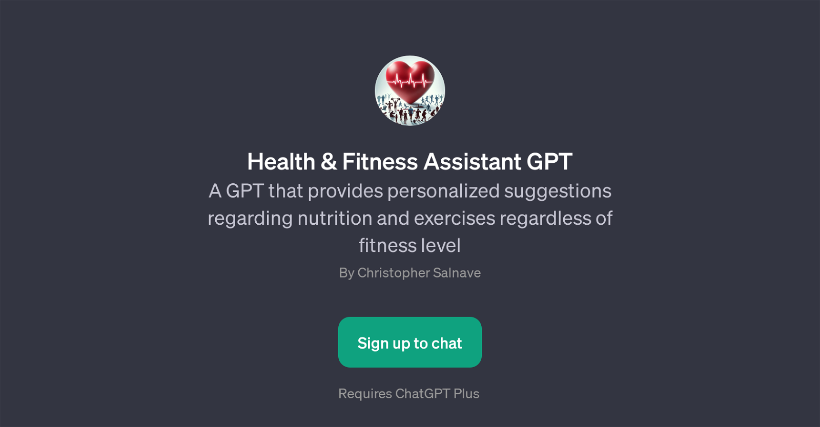 Health & Fitness Assistant GPT website