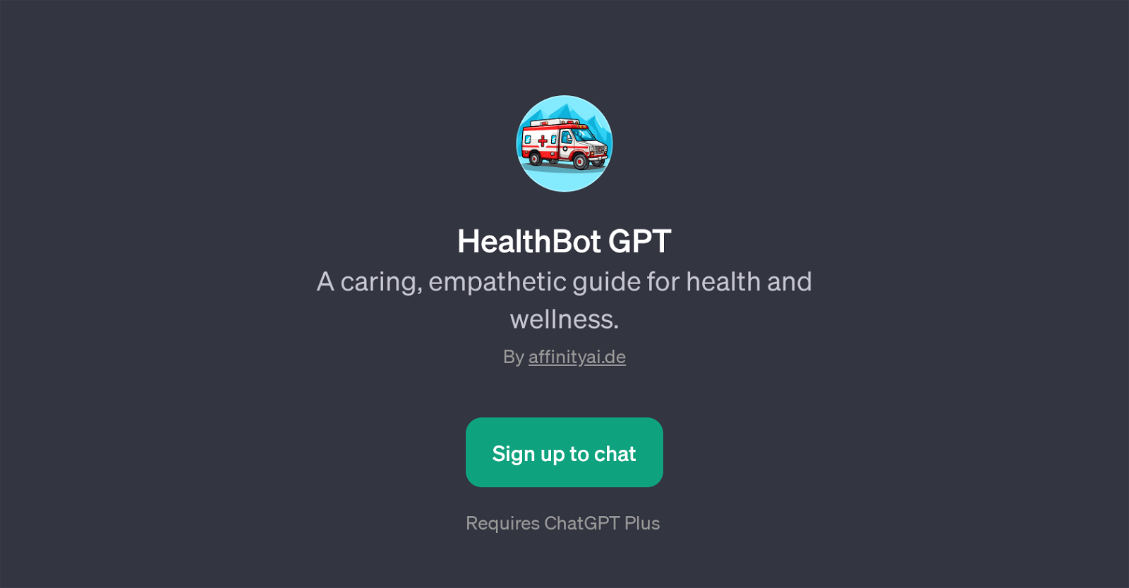 HealthBot GPT website
