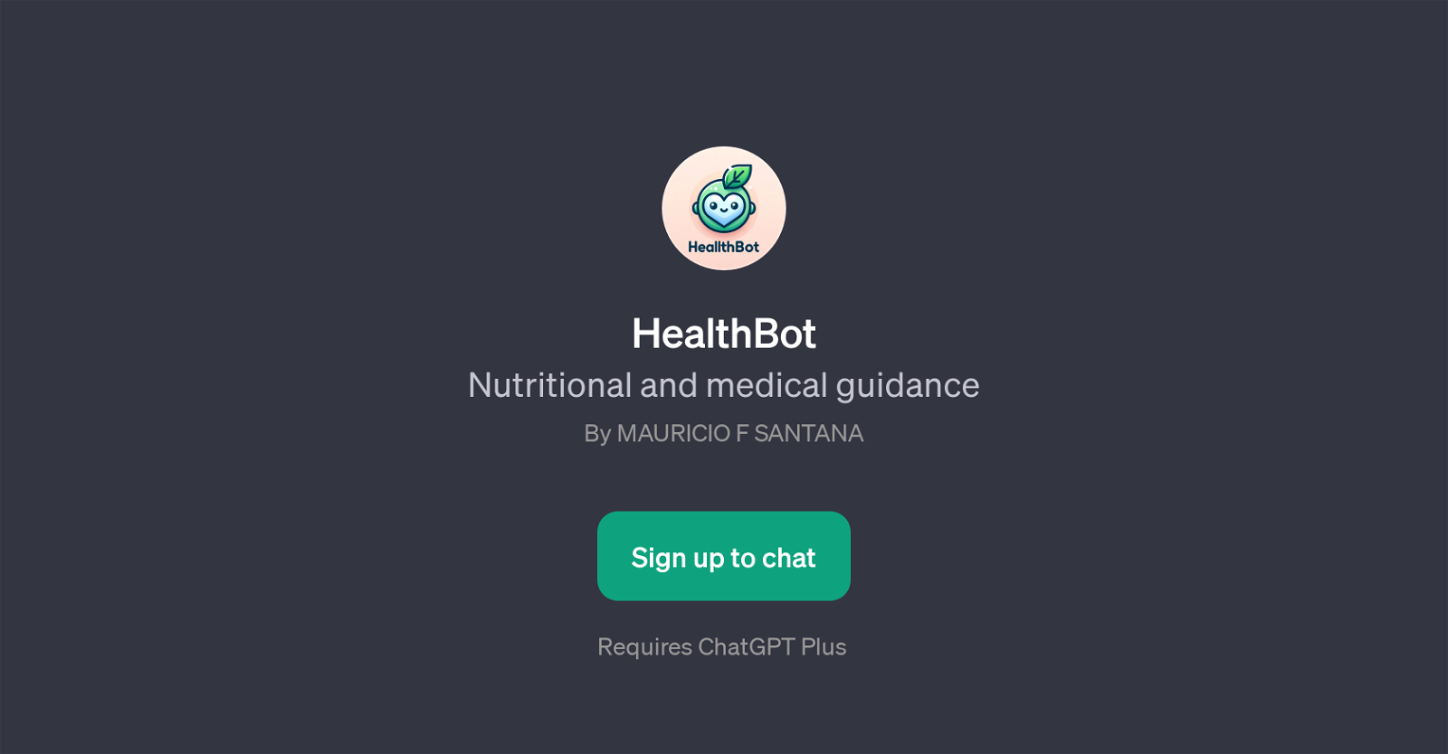 HealthBot website