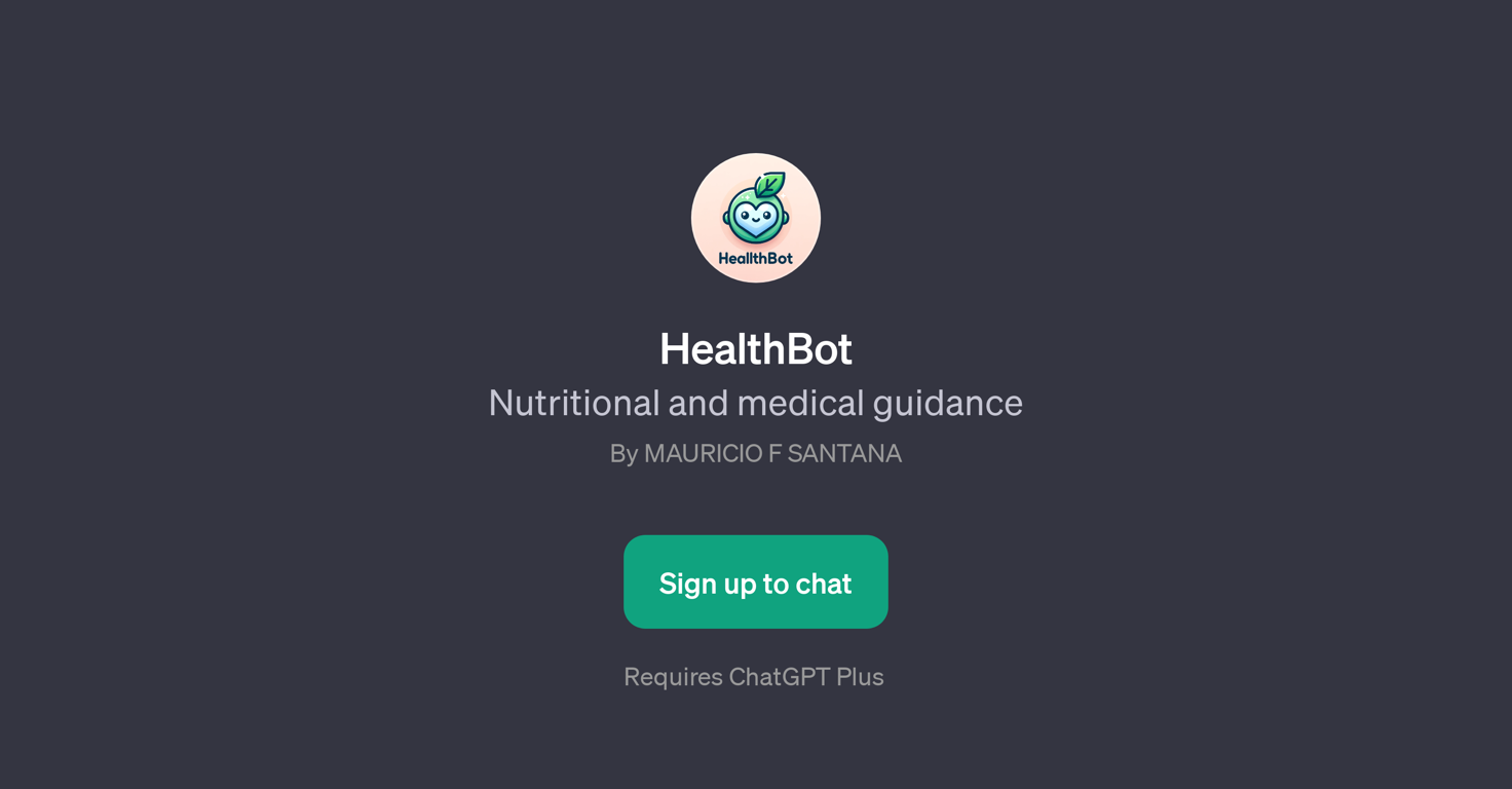 HealthBot website