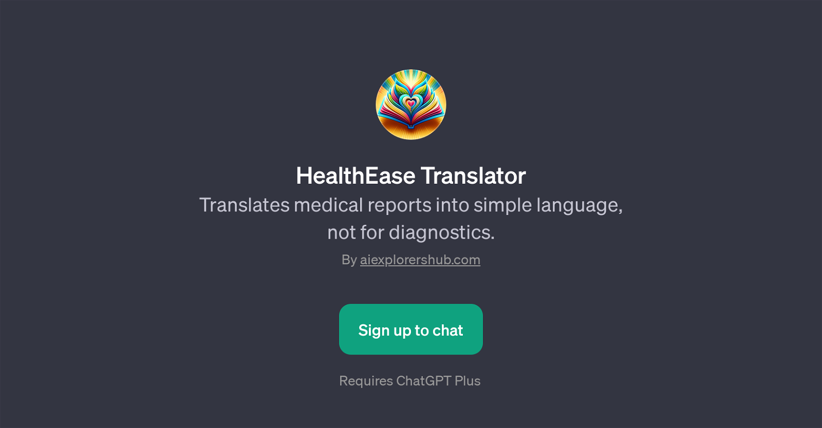 HealthEase Translator website