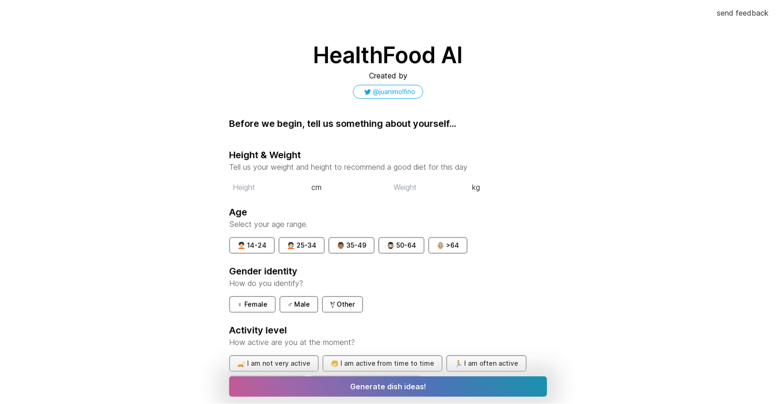 HealthFood AI