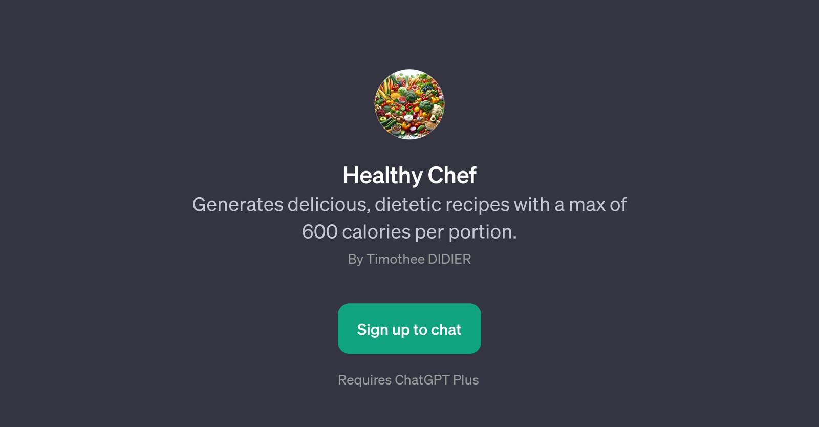 Healthy Chef website