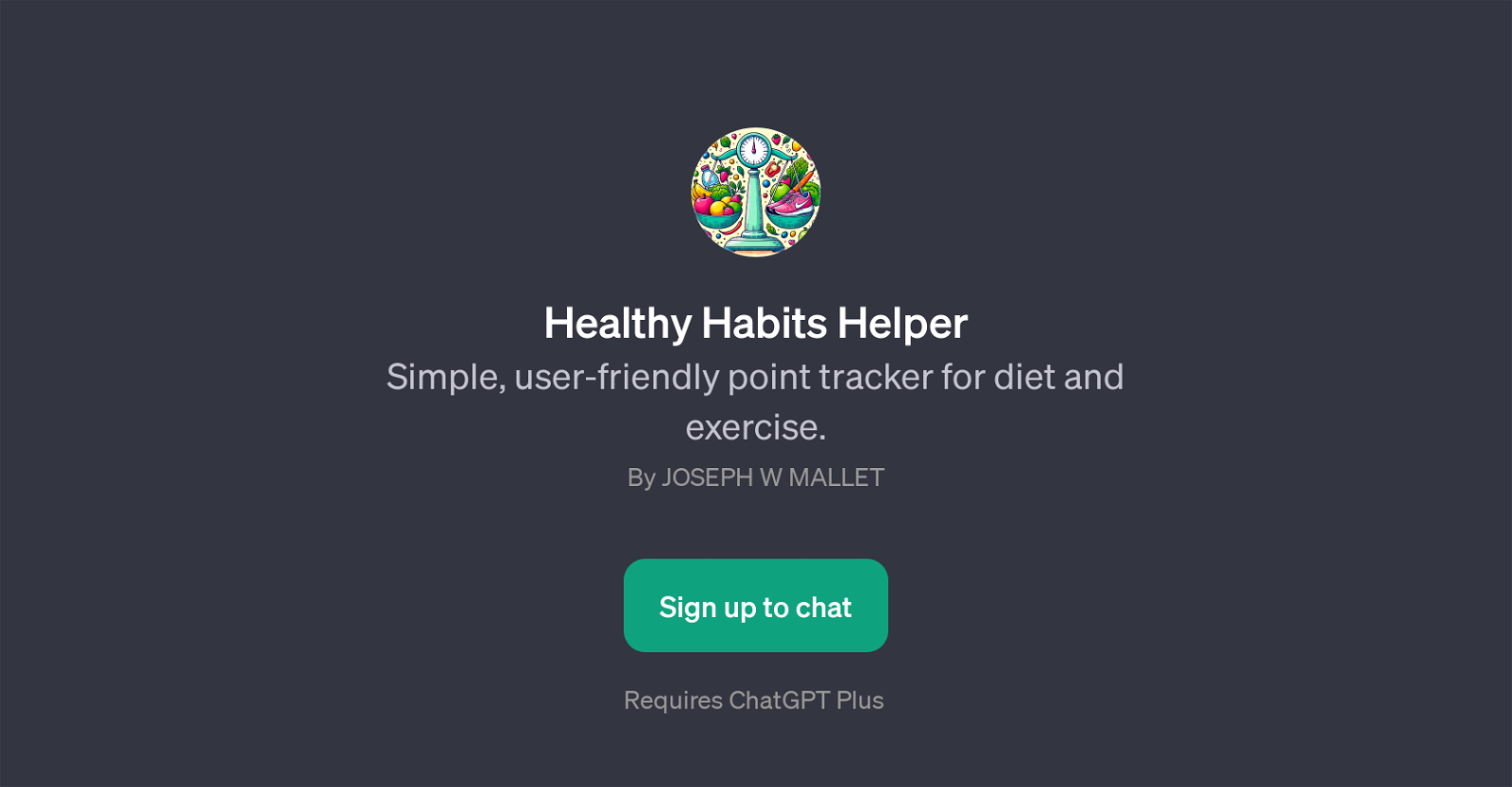 Healthy Habits Helper website