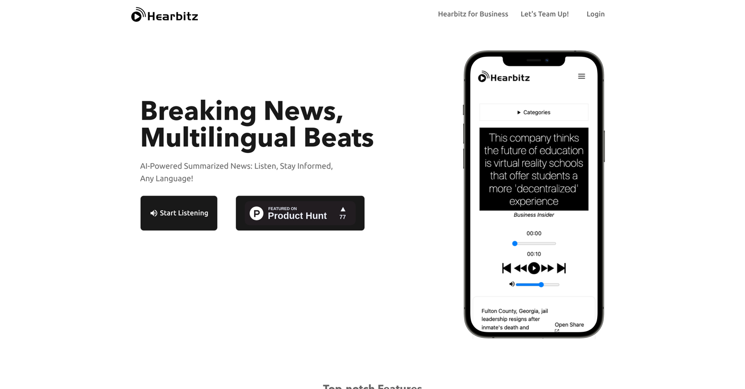 Hearbitz website