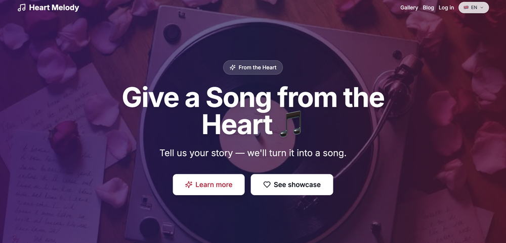 Heart Melody website