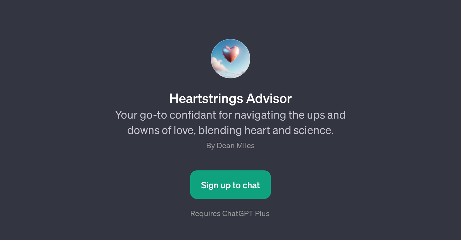 Heartstrings Advisor website