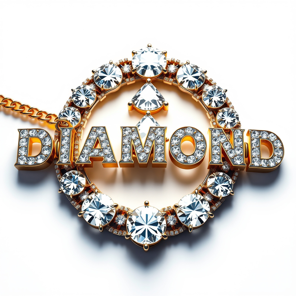 heavy blinged out rapper diamond emblem chains website