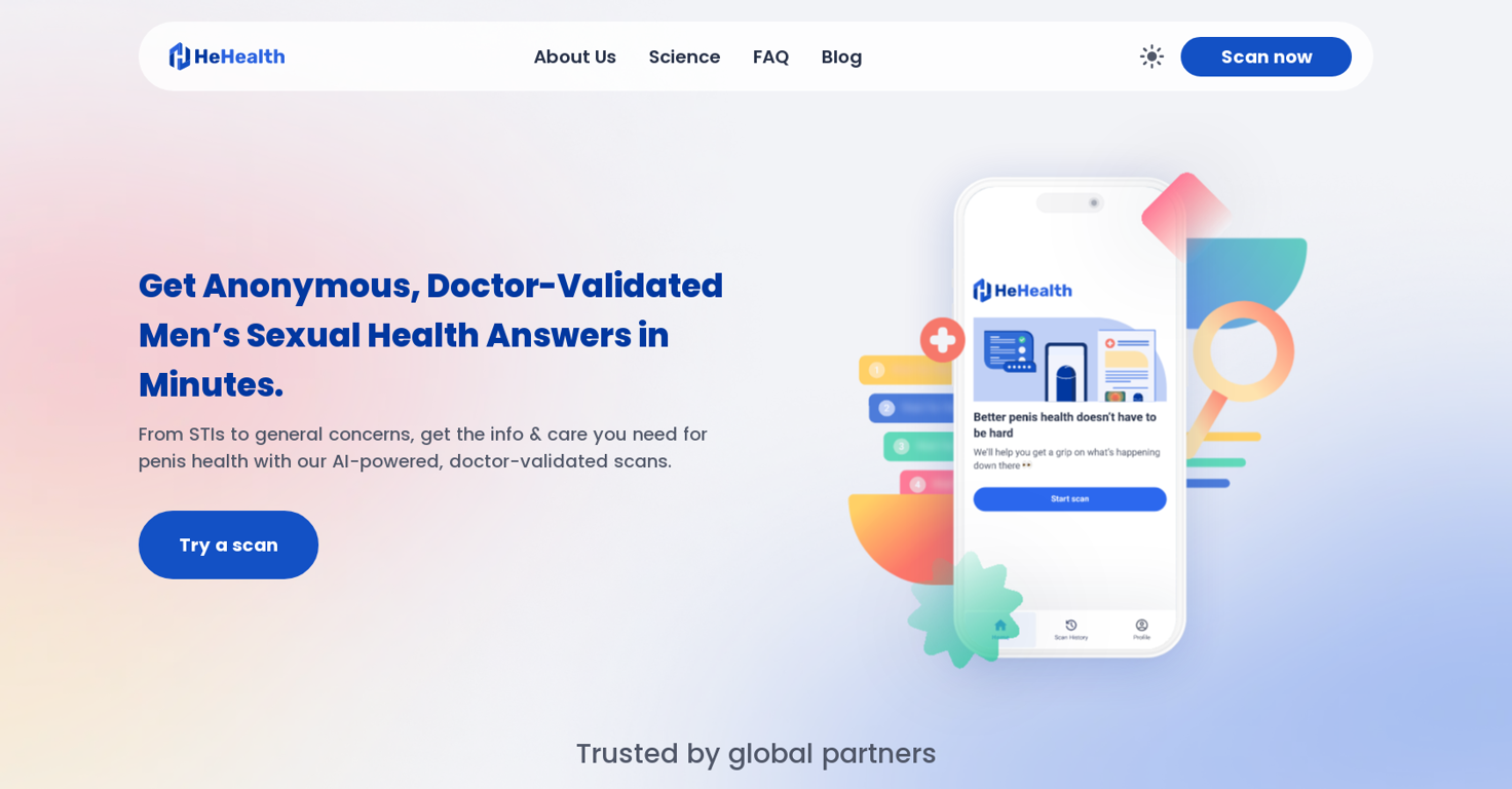 HeHealth website