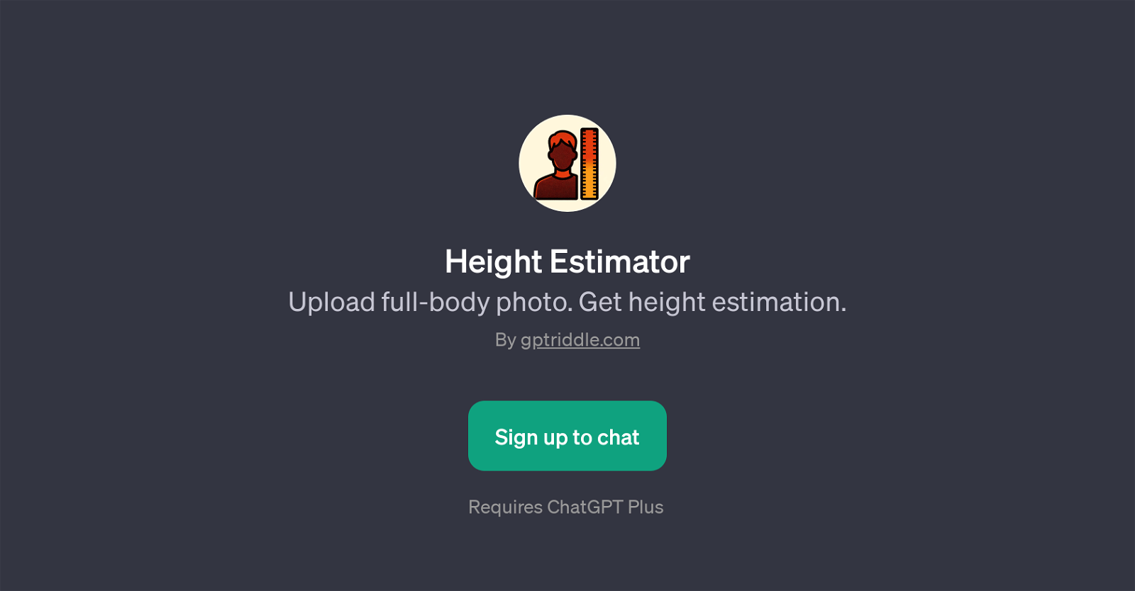 Height Estimator website