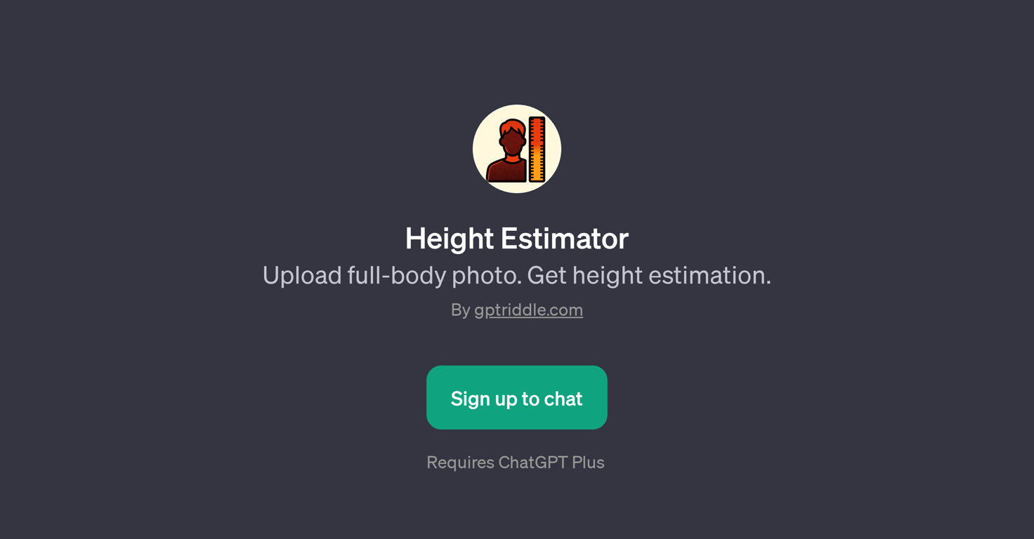 Height Estimator website