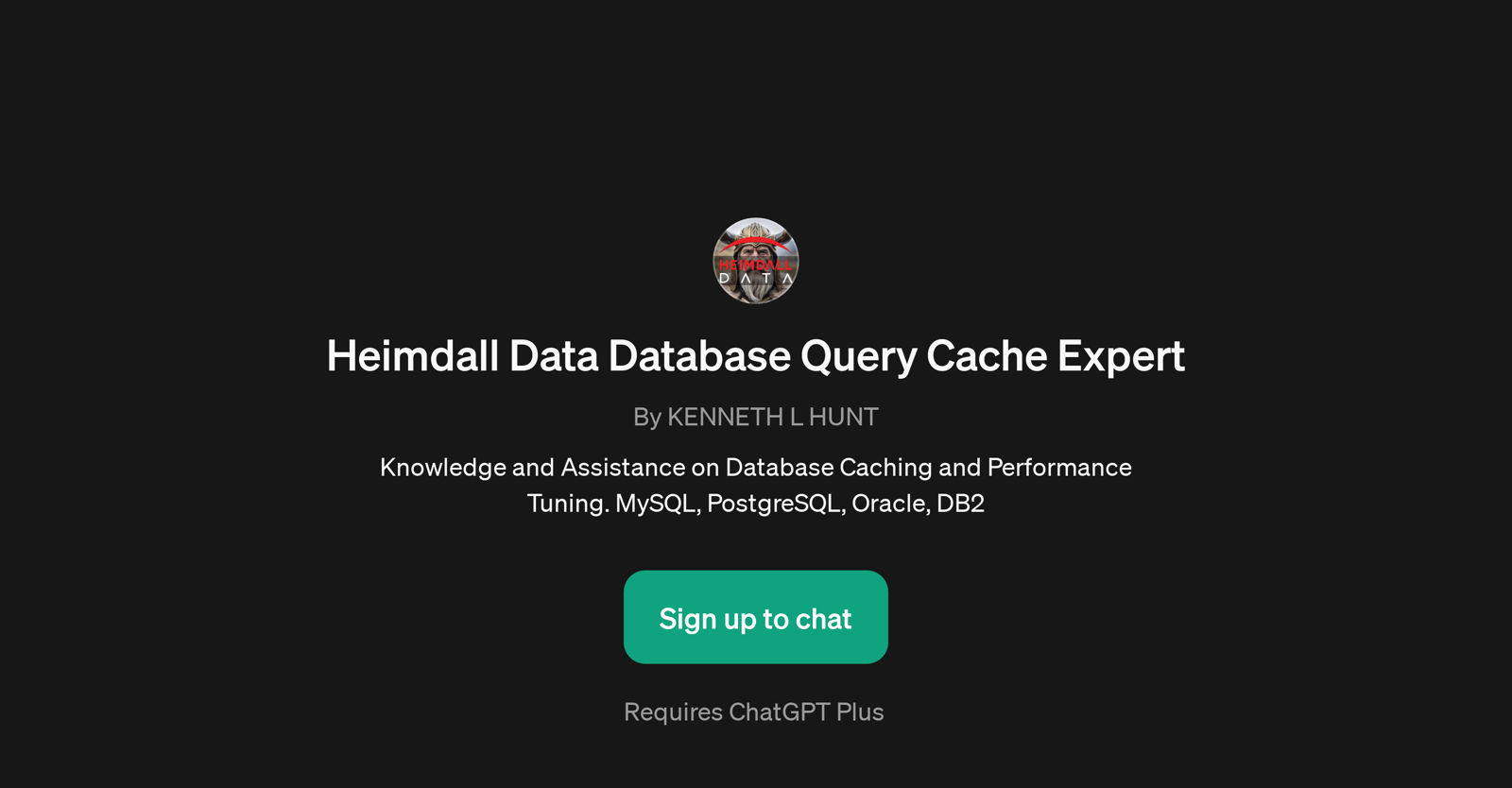 Heimdall Data Database Query Cache Expert website