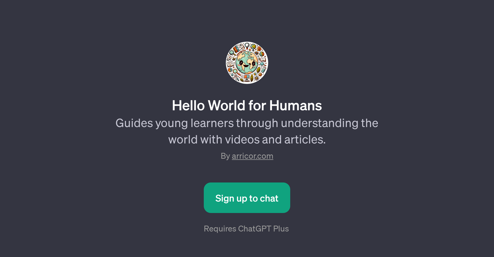 Hello World for Humans website