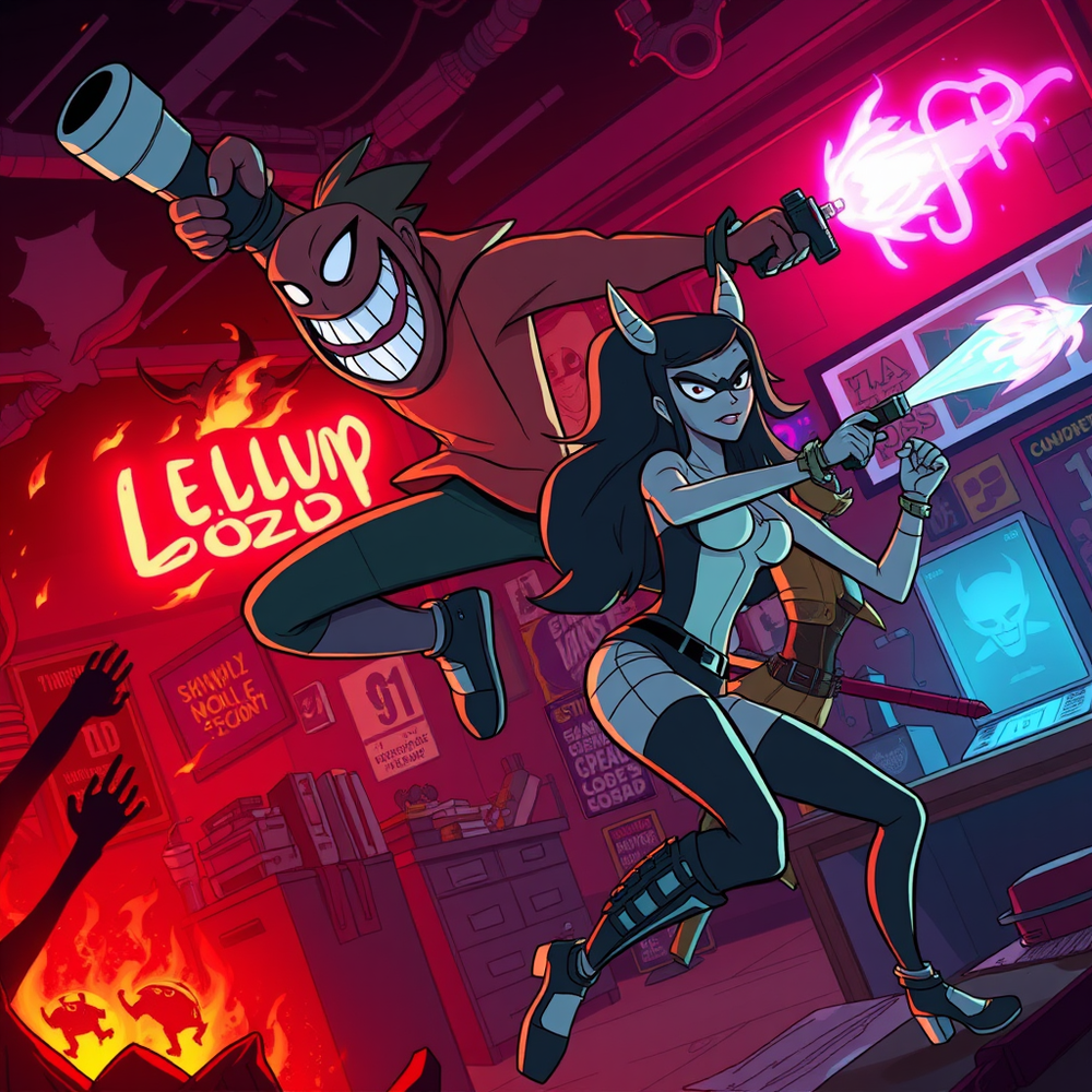 Helluva Boss Wallpaper Generator website