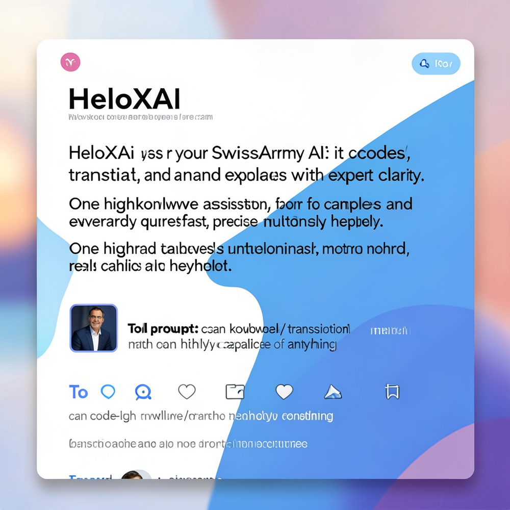 HeloXAi website